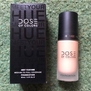 Brand new, Dose of Colors foundation